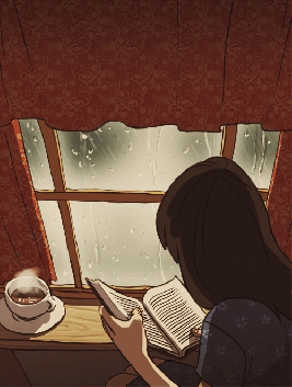 reading-book-rainy-day-illustration-animated-gif